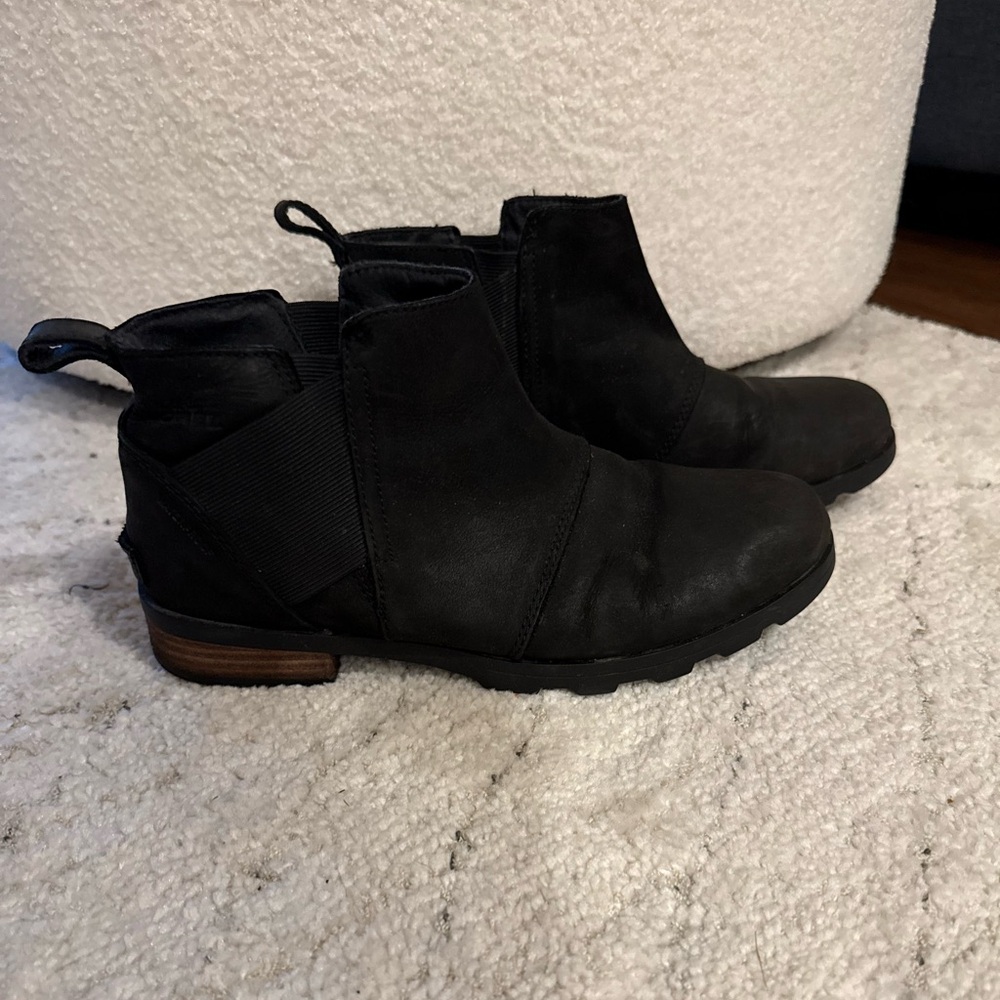Sorel Black Ankle Boots